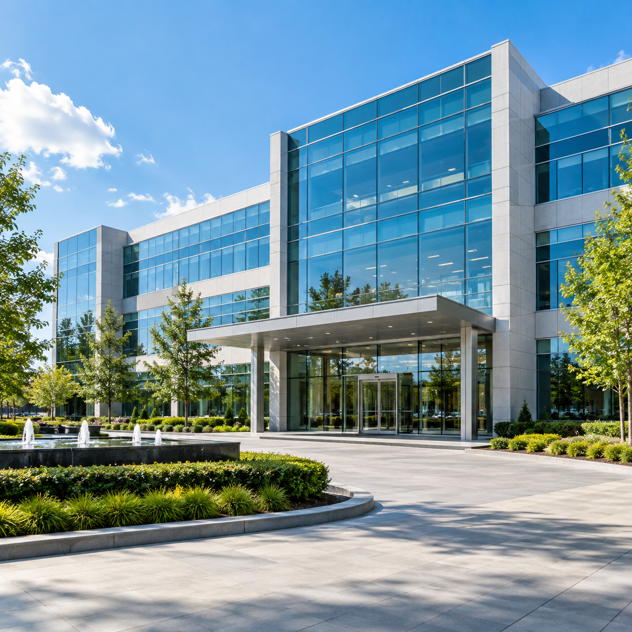 Modern property and workplace
